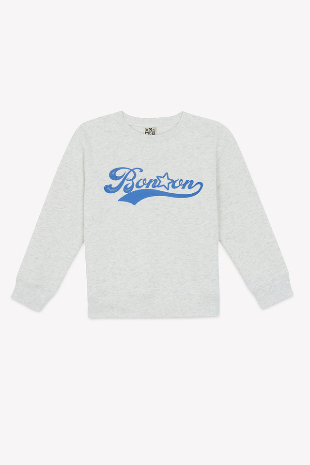 Sweatshirt - Smile Bonton Grey China - Image principale