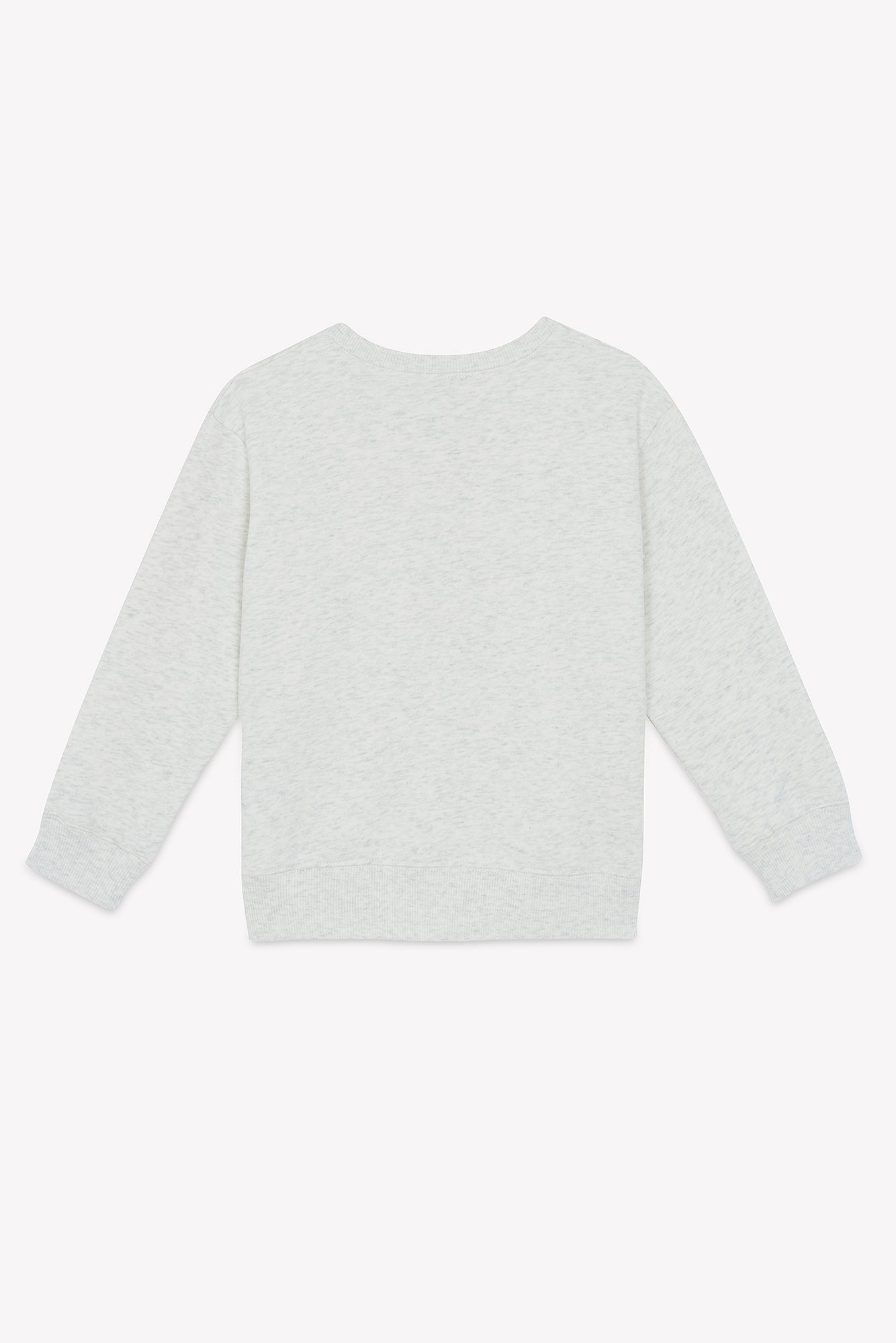 Sweat - Smile Bonton Gris Chine