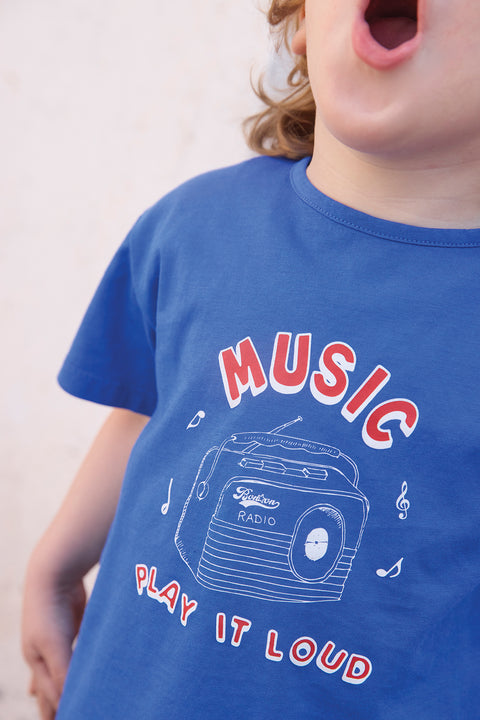 T-Shirt - Livo Music Summer Blue - Image principale