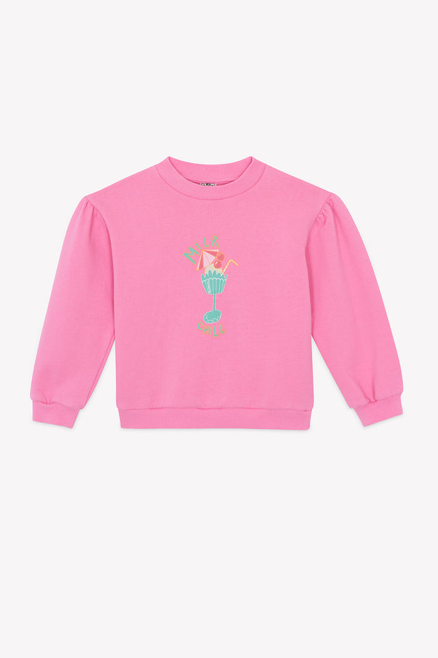 Sweatshirt - Nolwen Chill Pink Fiesta - Image principale