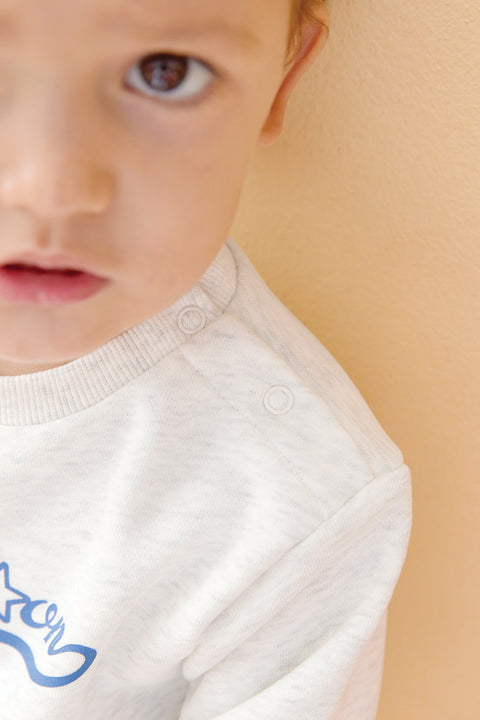 Sweat - Smily Logo Gris Chine - Image principale