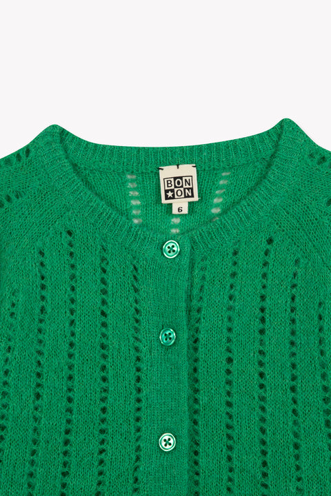 Cardigan - Nazareth Vert Paradise - Image principale