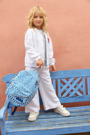 Sac à dos - Damier Bleu