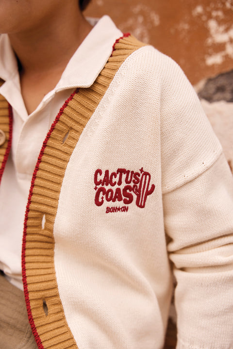 Cardigan - Lucas Ecru Bonton - Image principale