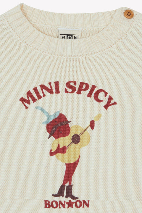 Sweater - Misty Ecru Bonton - Image principale