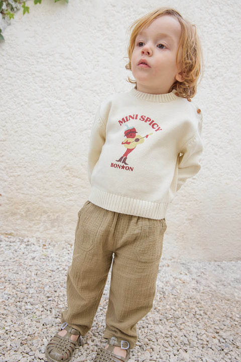 Trousers - Nils Kaki Cactus - Image principale