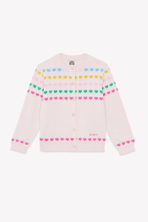 Cardigan - Laligne Rose Douceur - Image principale