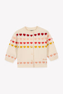 Cardigan - Laligne Ecru Bonton