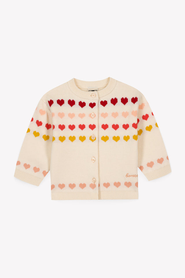 Cardigan - Laligne Ecru Bonton - Image principale