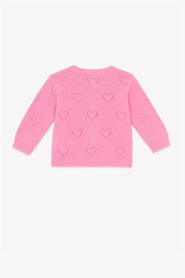 Cardigan - Lilet Coeur Rose Fiesta - Image principale