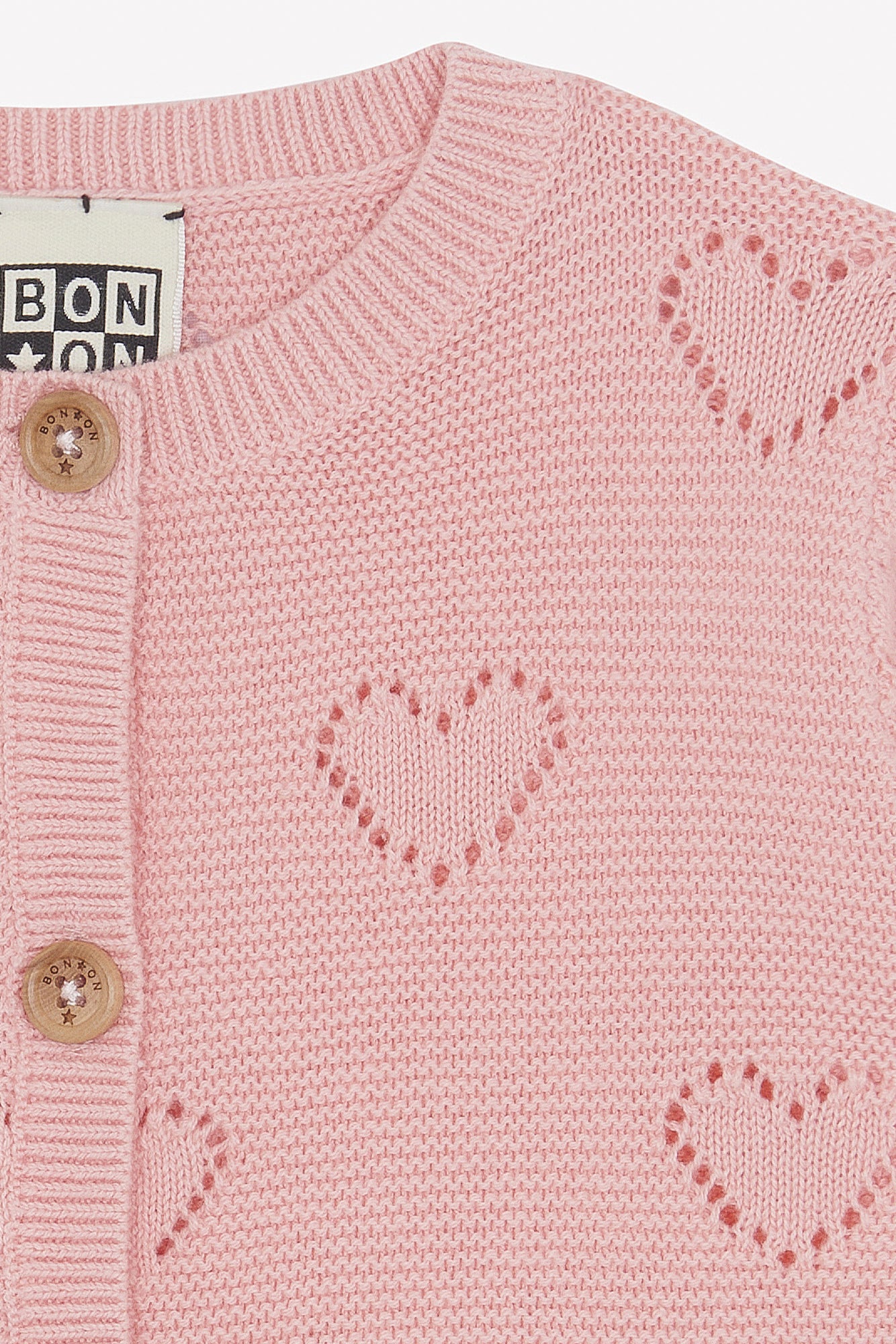Cardigan - Orange Sunset Heart Lilet