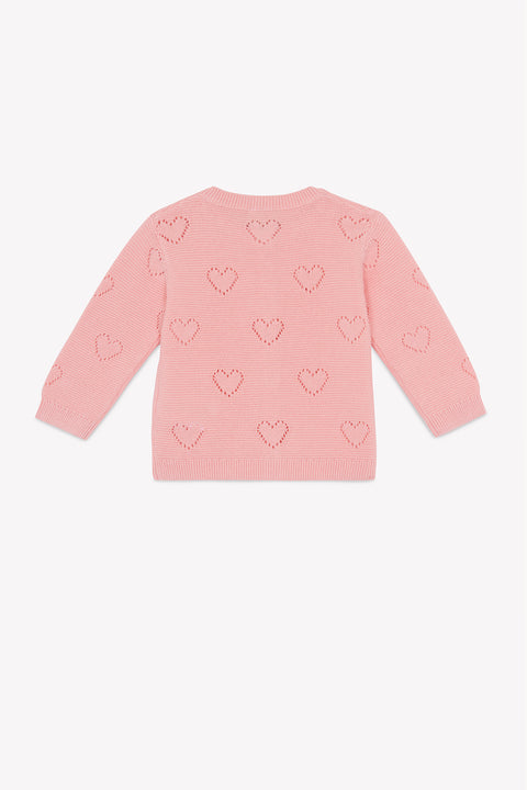 Cardigan - Lilet Coeur Orange Sunset - Image principale