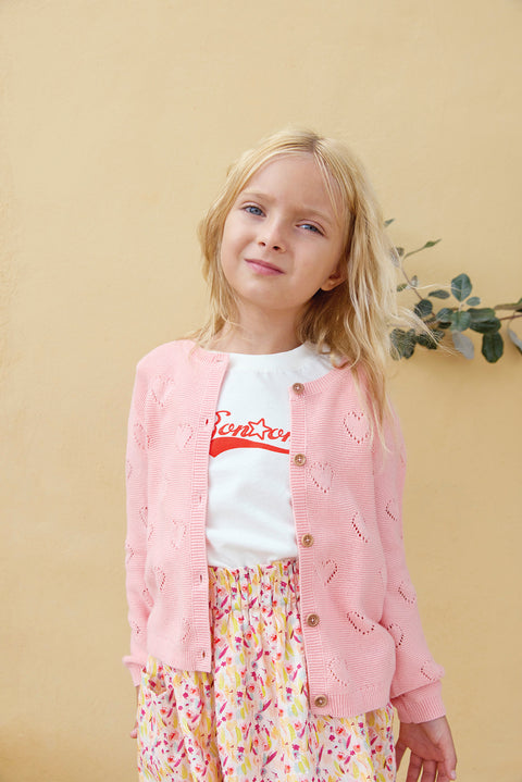 Cardigan - Lilou Pink Sunset - Image principale