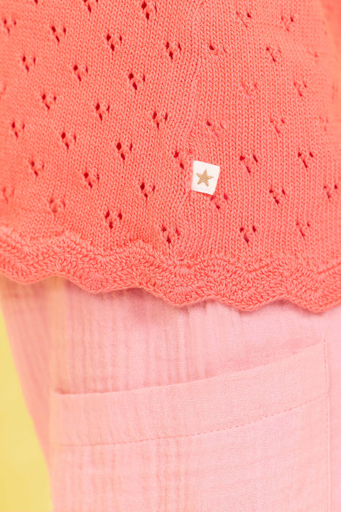 Top - Noix Rose Coton - Image principale