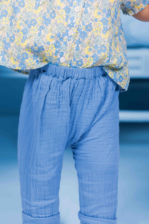 Pantalon - Laos Bleu Moyen - Image principale