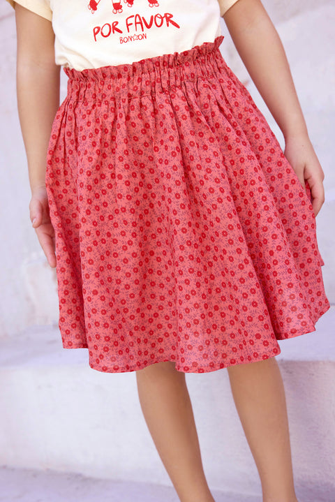 Jupe - Pétale Foulfleur Rouge - Image principale