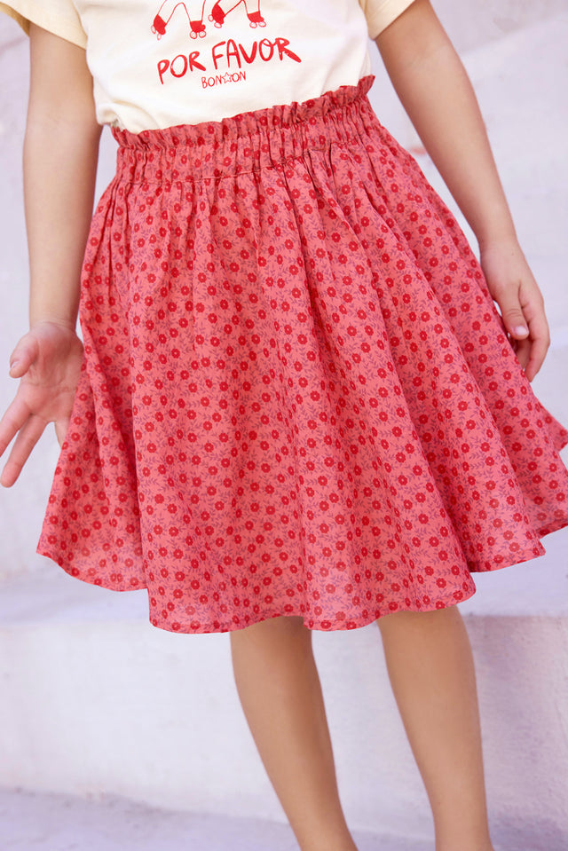 Jupe - Pétale Foulfleur Rouge - Image principale