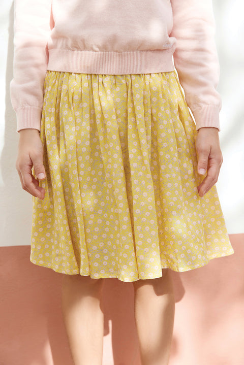 Skirt - Petal Foulfleur Yellow - Image principale