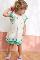 Robe - Anna Ecru Bonton