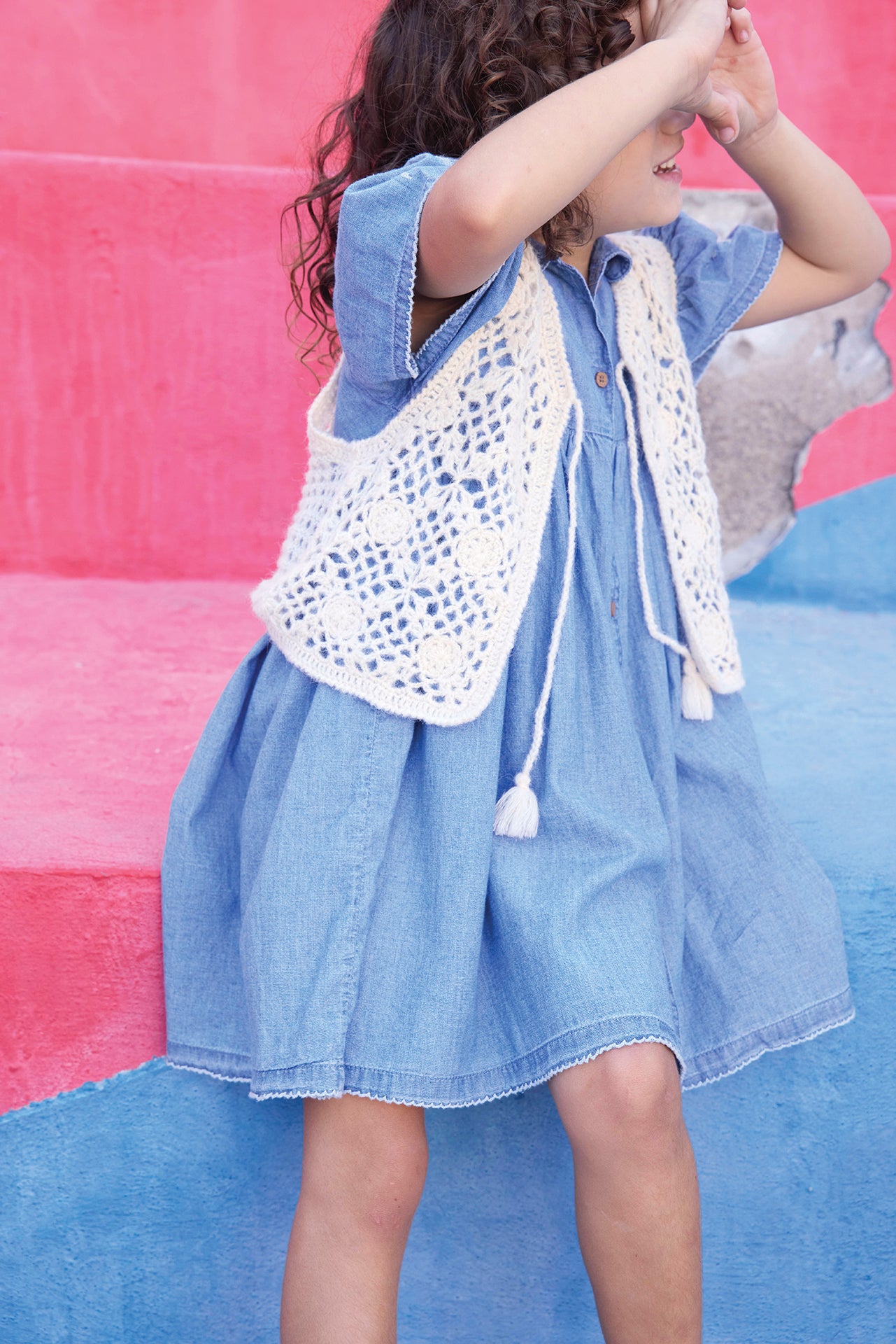 bonton denim dress Plus Size Denim Tube Dress