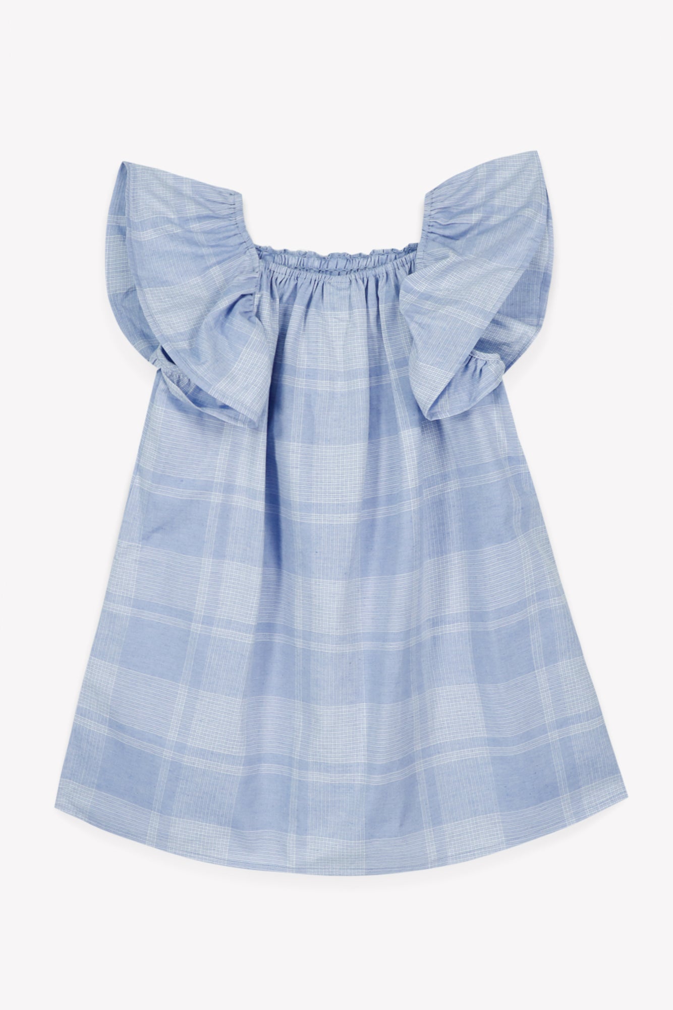 Dress - Natasha Check Chambray