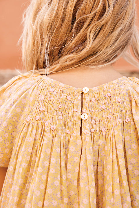 Robe - Nala Foulfleurs Jaune - Image principale