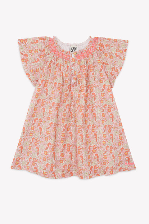 Dress - Vintage Flower Hazelnut Pink - Image principale