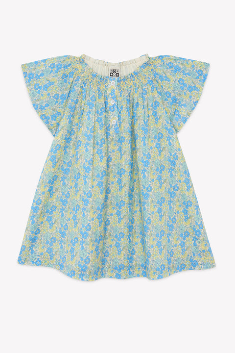 Dress - Vintage Flower Hazelnut Blue - Image principale