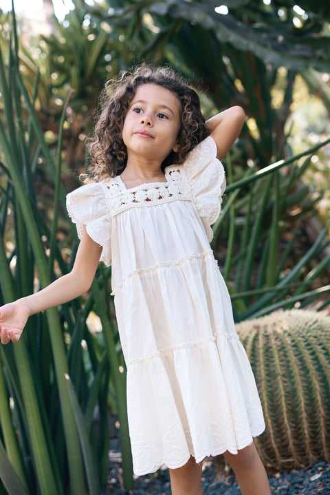 Dress - Nereid Ecru Bonton - Image principale