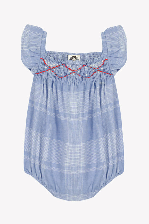 Jumpsuit - Lalix Check Chambray - Image principale