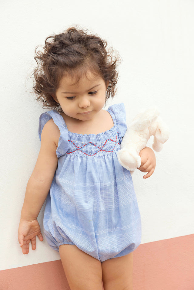 Jumpsuit - Lalix Check Chambray - Image principale