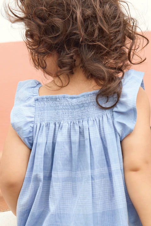 Jumpsuit - Lalix Check Chambray - Image principale