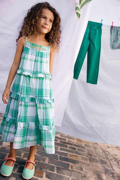 Dress - Nymphea Check Coco - Image principale