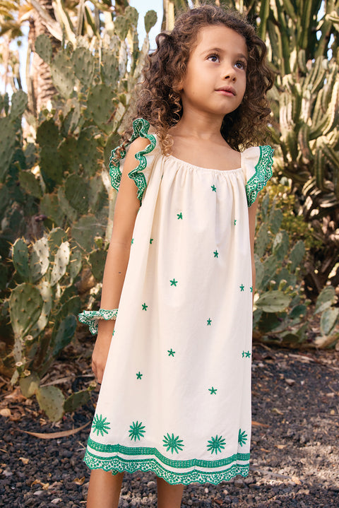 Dress -Lena Ecru Bonton - Image principale