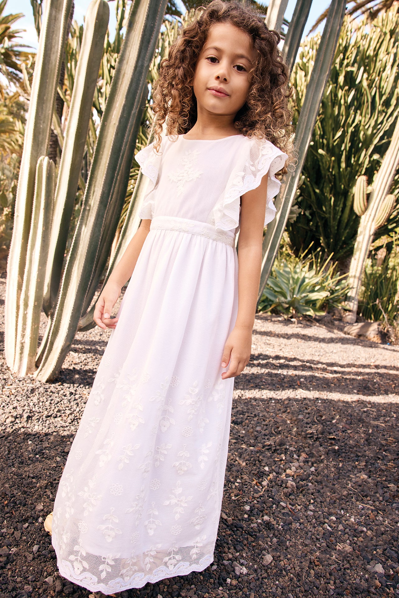 bonton formal dresses Dress - Noce White 3Y White floral