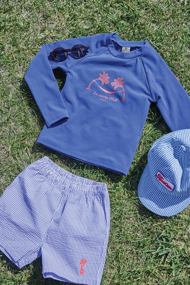 Swim T-shirt - Leash Navy - Image principale