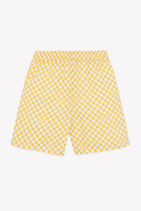 Short bath - The Ocean Two-tone gingham Loulou x Bonton - Image principale