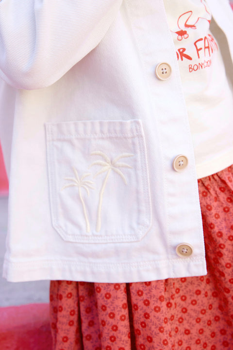 Veste - Ermana Ecru Bonton - Image principale