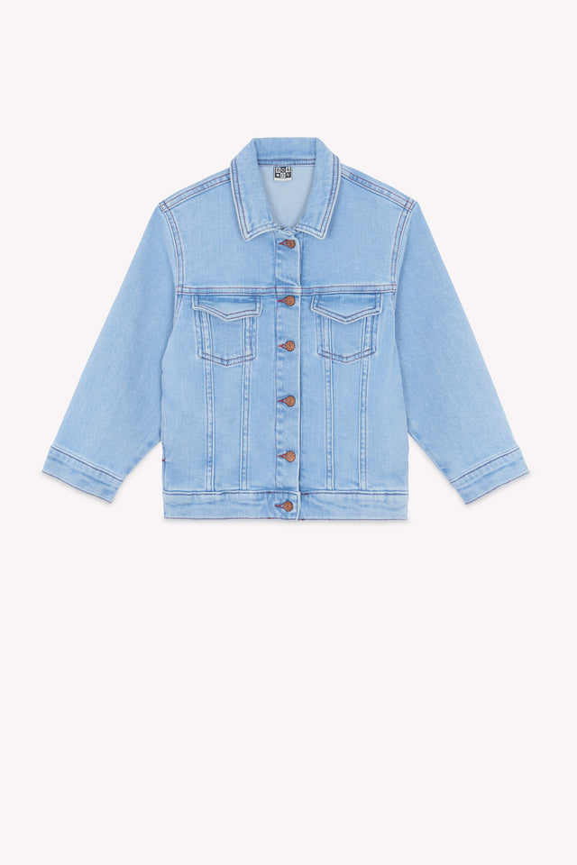 Jacket - Nael Bleached Denim - Image principale