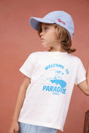 T-Shirt - Lodestie Paradi Ecru Bonton