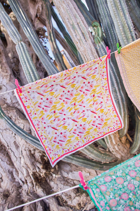 Foulard - Fleurs Joséphine - Image principale