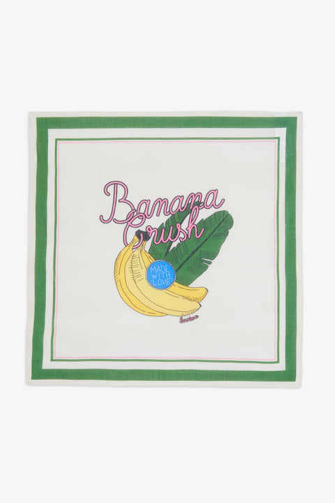 Foulard - Banana Ecru Bonton - Image principale
