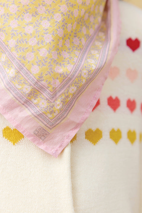 Foulard - Foulfleurs Jaune - Image principale