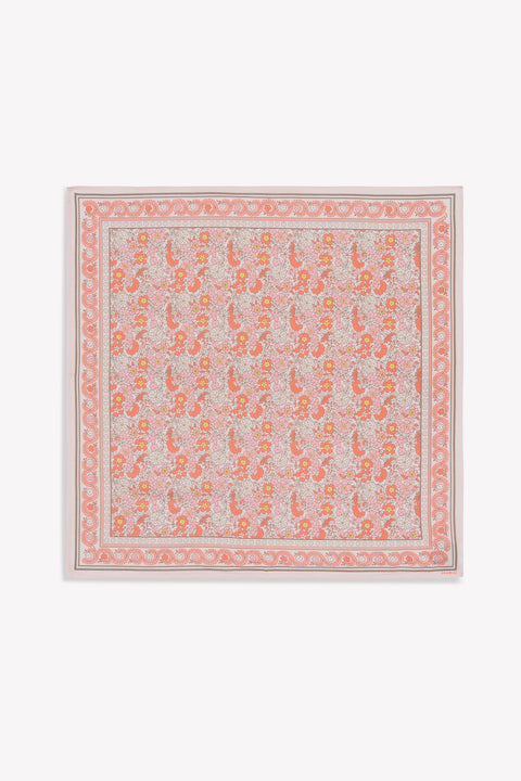 Foulard - Fleur Vintage Rose - Image principale