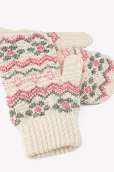 Moufles - Pensée Milk Jacquard - Image principale