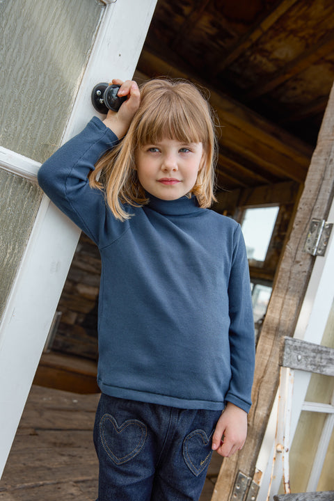 Sub-Sweater - Titou Sailor Blue Cotton - Image principale