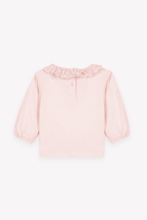 T-shirt - Piris Rose Baby Coton - Image principale