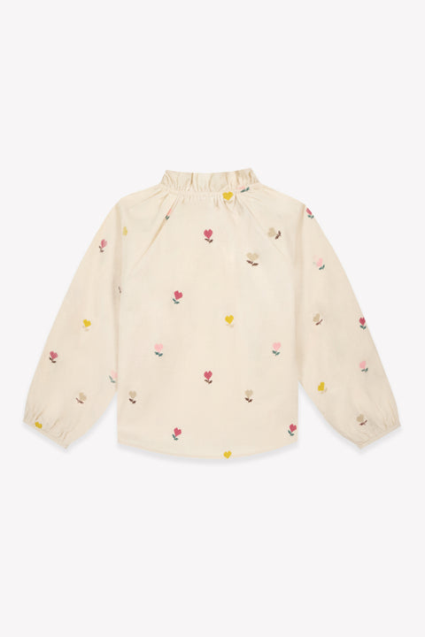 Blouse - Pomette Cœur Flower Velours - Image principale