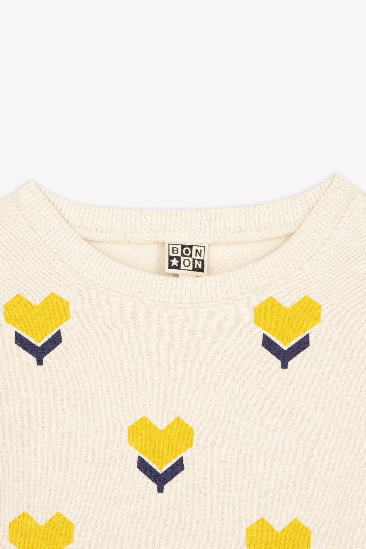 Sweatshirt - Smile Heart Flower Cotton