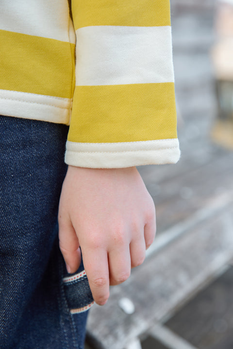 Polo - Pesto Rayures Jaune Coton - Image principale